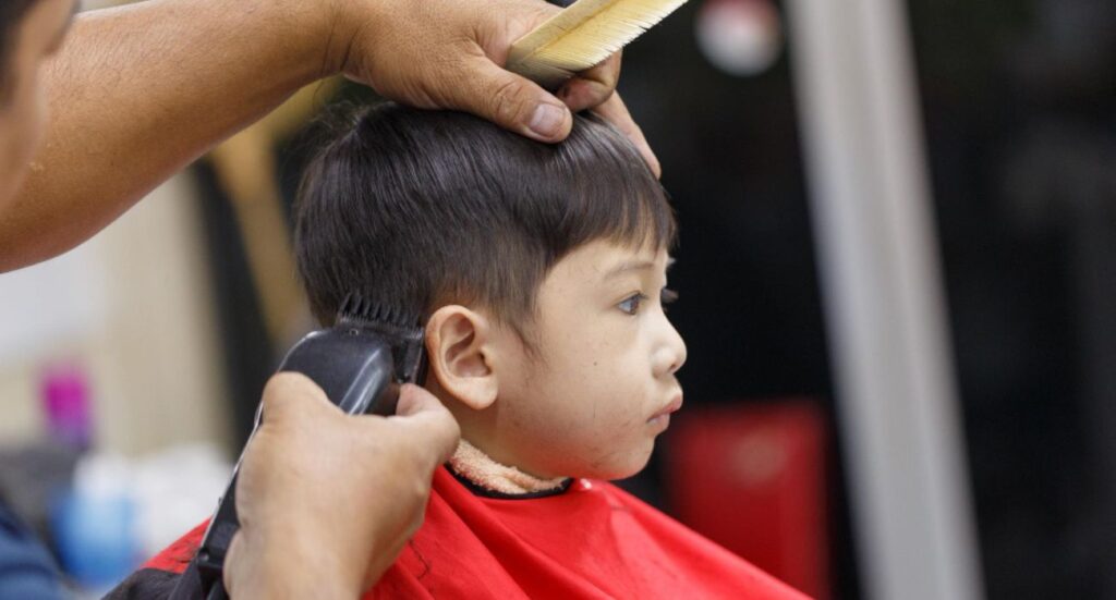 hair cut for child