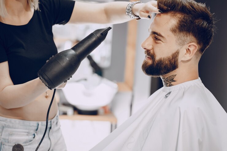 blow dry for men